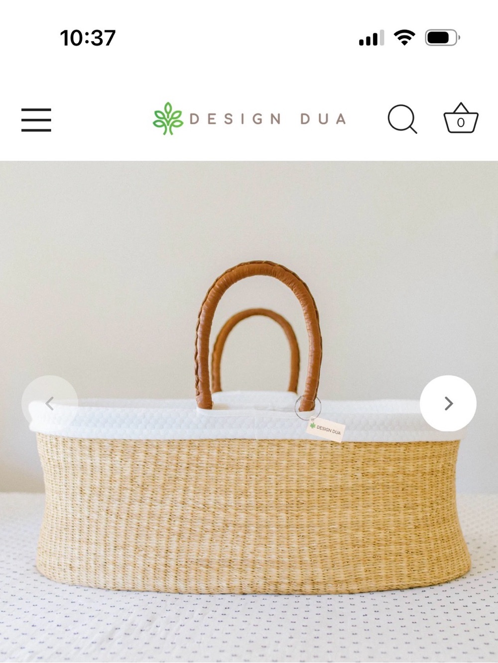 New - Design Dua Nap & Pack Bassinet Liner